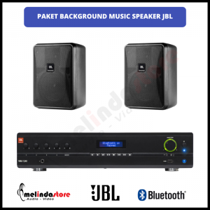 Paket Background Music Indoor Speaker JBL 25-1 - 2 Speaker 
